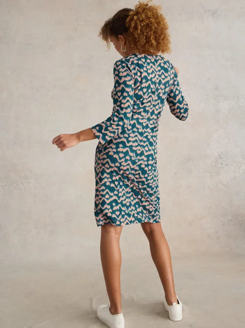 Jerseykleid Tallie - Teal Pr - 52/R Bild 4