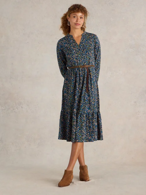 Jerseykleid Naya - Navy Multi - 42/R Bild 2