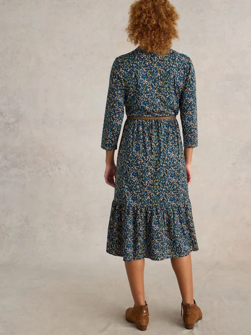 Jerseykleid Naya - Navy Multi - 52/R Bild 4