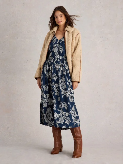 Midikleid Skylar - Navy Pr - 52/R Bild 2