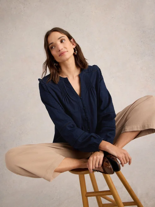 Bluse Blossom - Fr Navy - 52 Bild 1