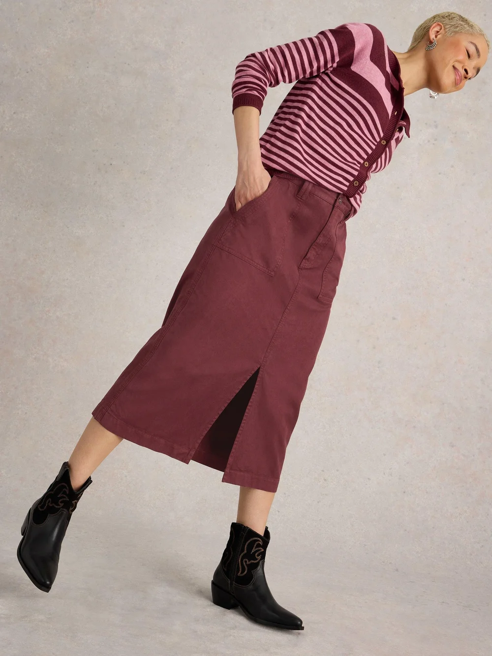 Midirock Maren - Dk Plum - 40/R Bild 1