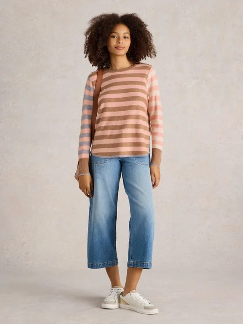 Gestreifter Pullover Emma - Pink Mlt - 52 Bild 2