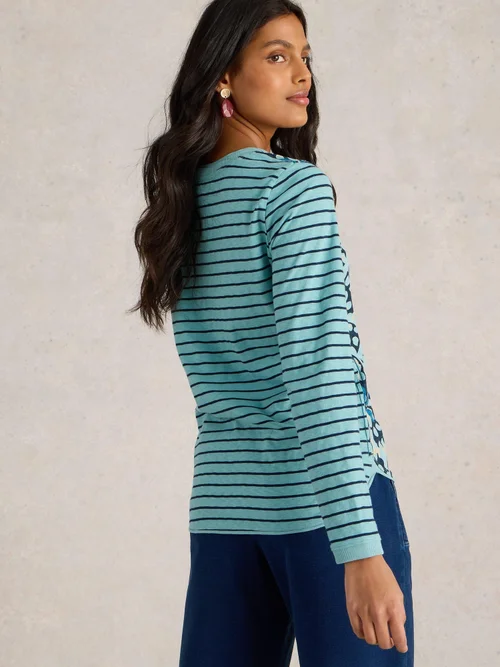 Langarmshirt Clara - Blue Mlt - 46 Bild 4