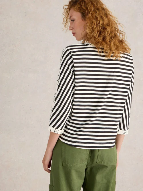 Dolman Top Demi - White Pr - 52 Bild 4