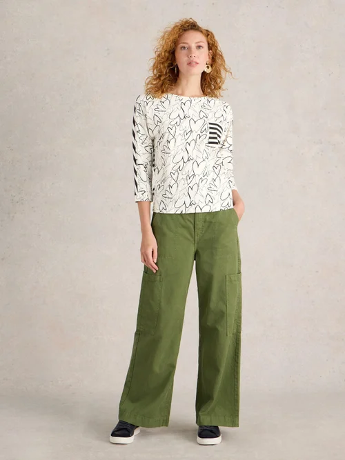 Dolman Top Demi - White Pr - 52 Bild 2