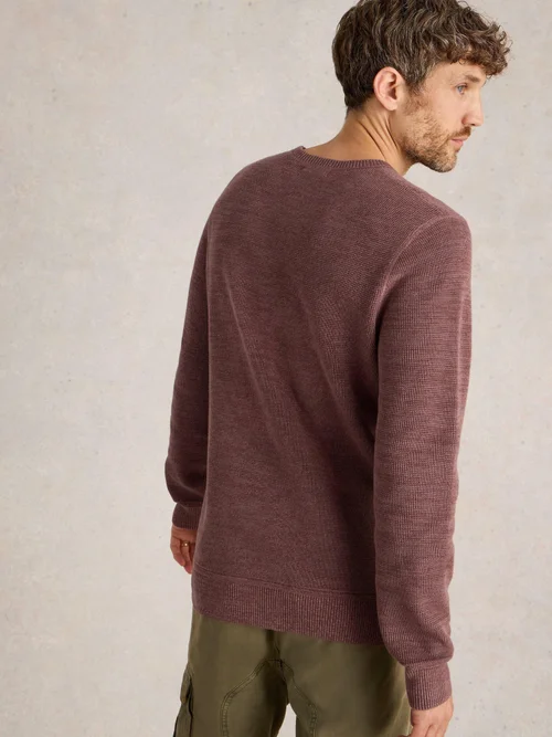 Attadale Pullover mit Rundhalsausschnitt - Dk Pink - XXXL Bild 4