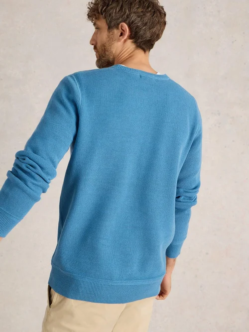 Attadale Pullover mit Rundhalsausschnitt - Lgt Blue - M Bild 4