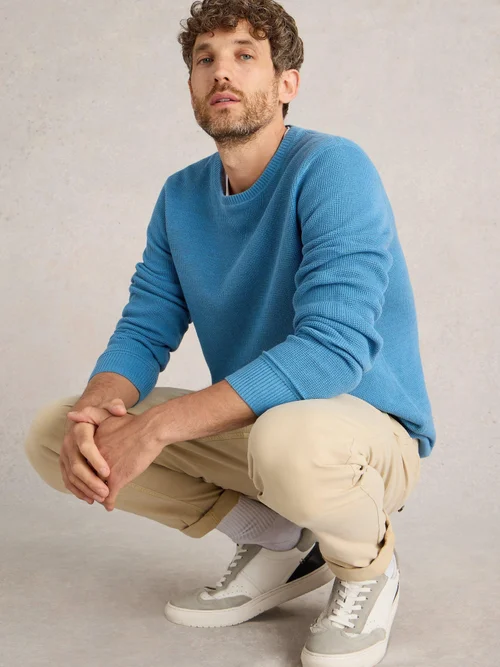Attadale Pullover mit Rundhalsausschnitt - Lgt Blue - M Bild 1