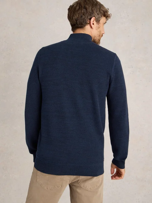 Attadale Pullover mit Trichterkragen - Dark Navy - XXXL Bild 4