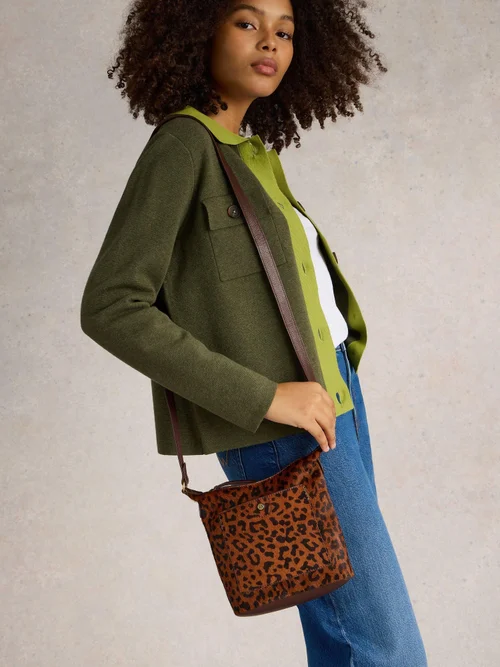 Mini Fern Crossbody-Tasche aus Leder Bild 2