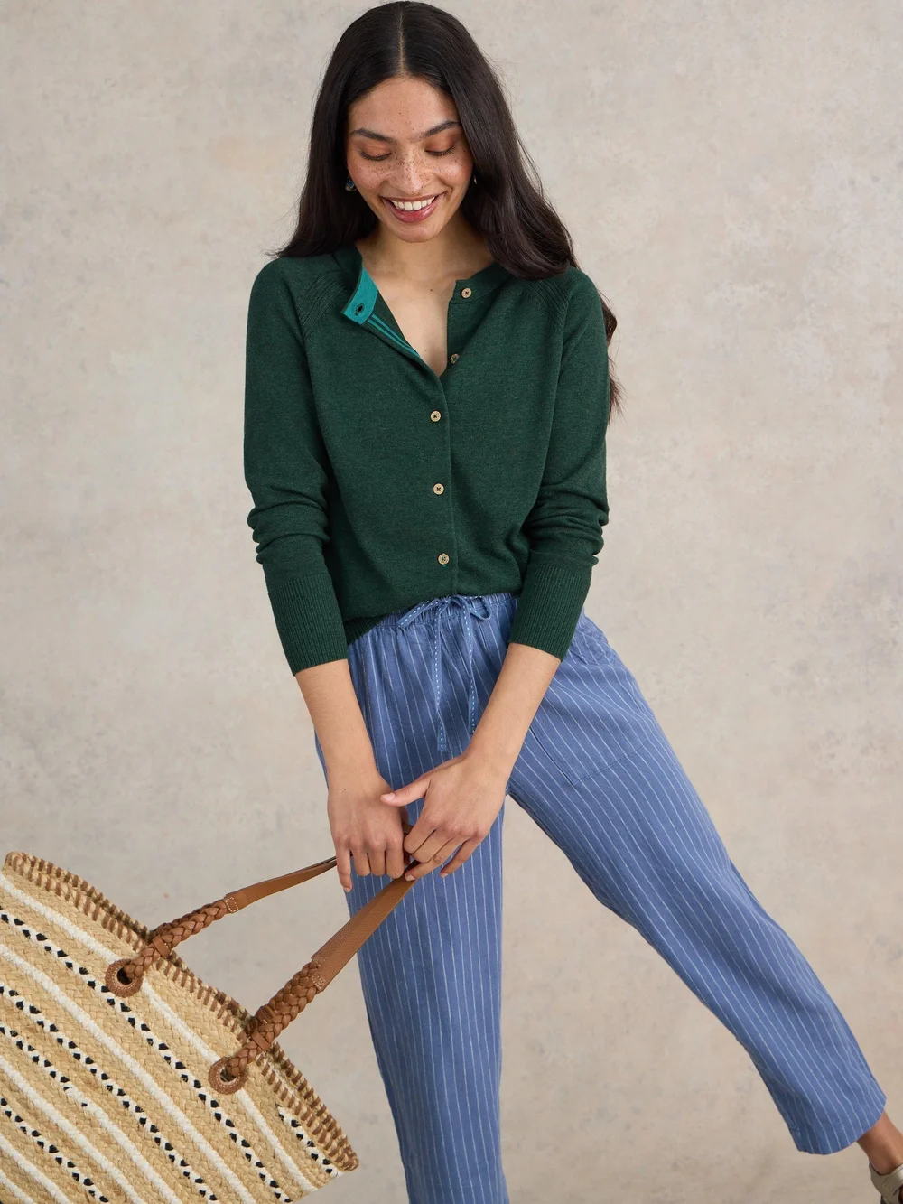 Lulu Strickjacke - Dk Green - 52 Bild 1