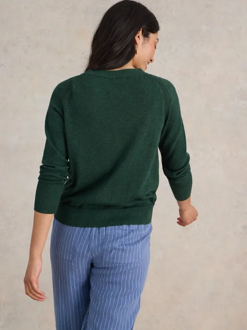 Lulu Strickjacke - Dk Green - 52 Bild 4