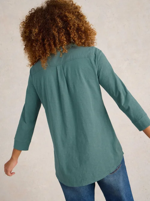 Lange Bluse Missy - Dus Green - 52 Bild 4