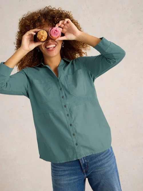 Lange Bluse Missy - Dus Green - 52 Bild 1