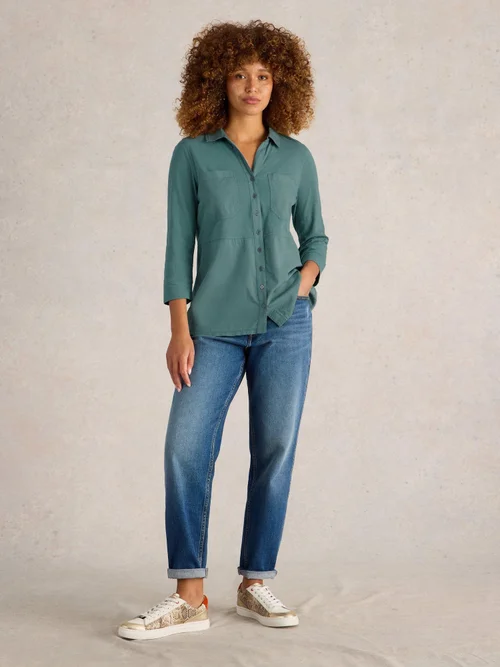 Lange Bluse Missy - Dus Green - 52 Bild 2