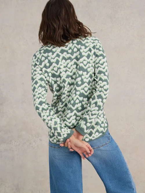 Langarmshirt Clara - Teal Pr - 52/R Bild 4