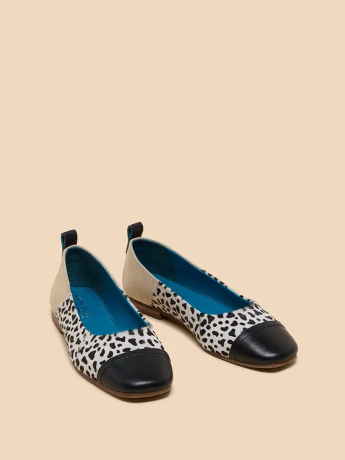 Loral Ballerinas aus Leder - Nat Mlt - 36 Bild 2