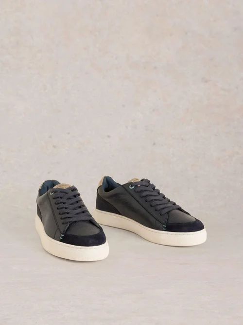 Toni Ledersneaker - Navy Multi - 41 Bild 3