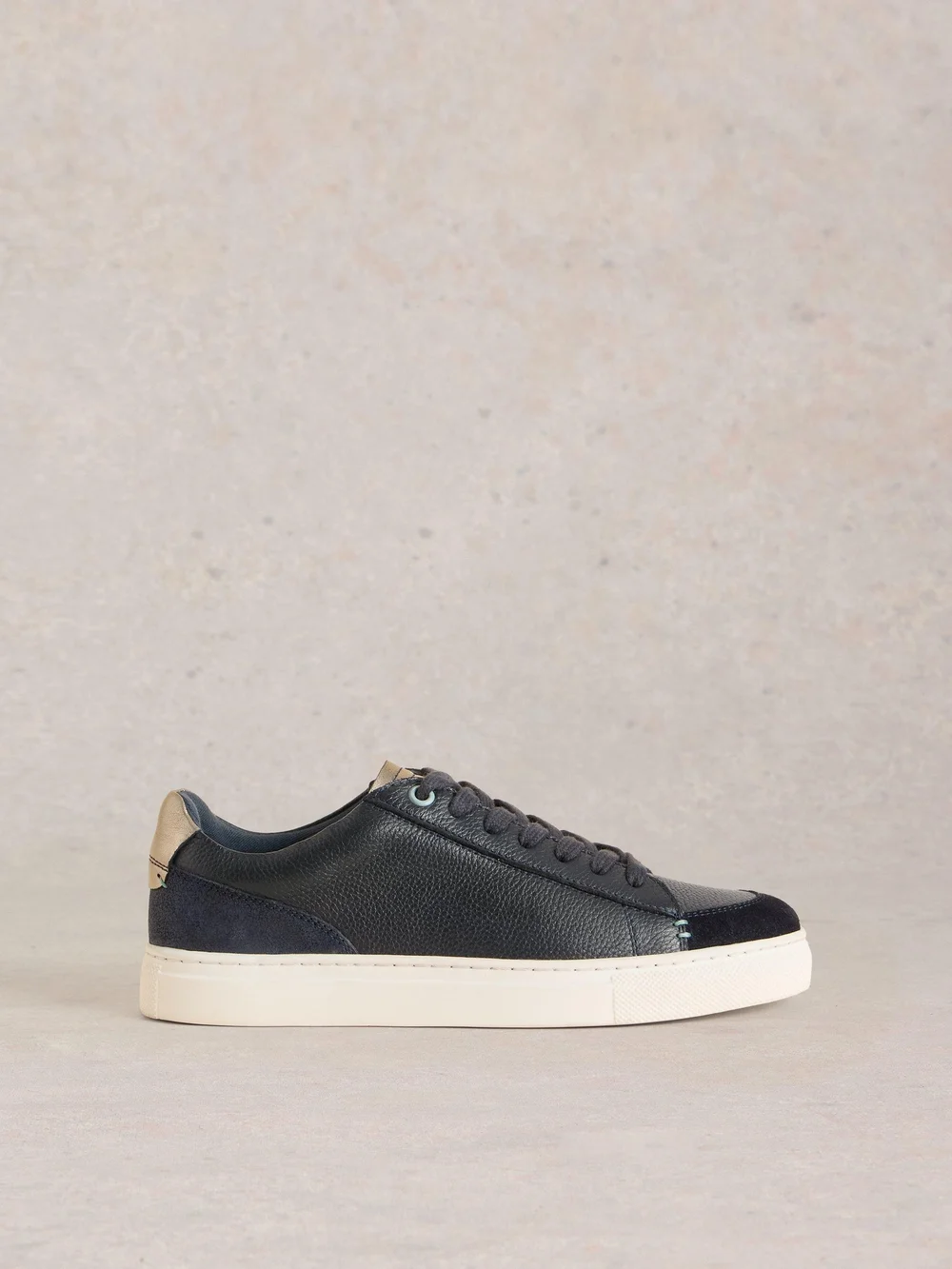 Toni Ledersneaker - Navy Multi - 41 Bild 1