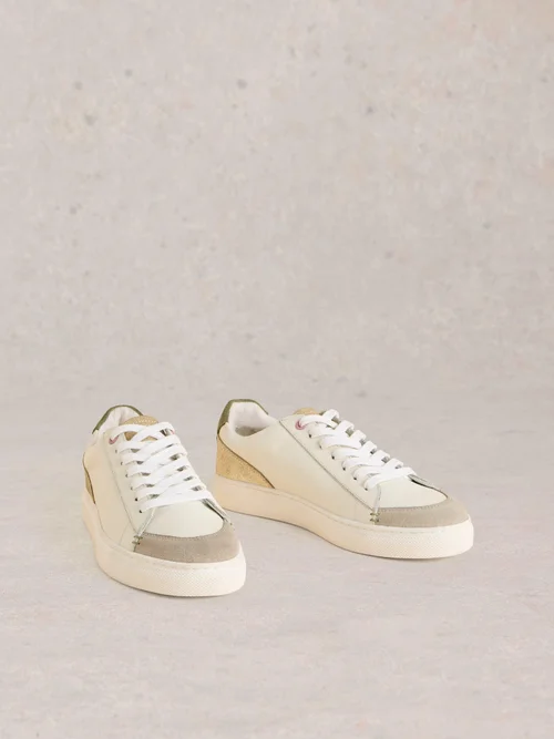 Toni Ledersneaker - White Mlt - 41 Bild 3