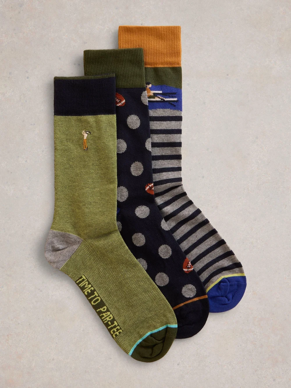 3er Pack Socken Sportler - Green Mlt - 44-46 Bild 1