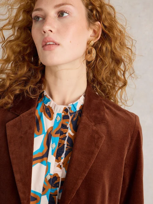Kordblazer Evelyn - Dark Tan - 52 Bild 3