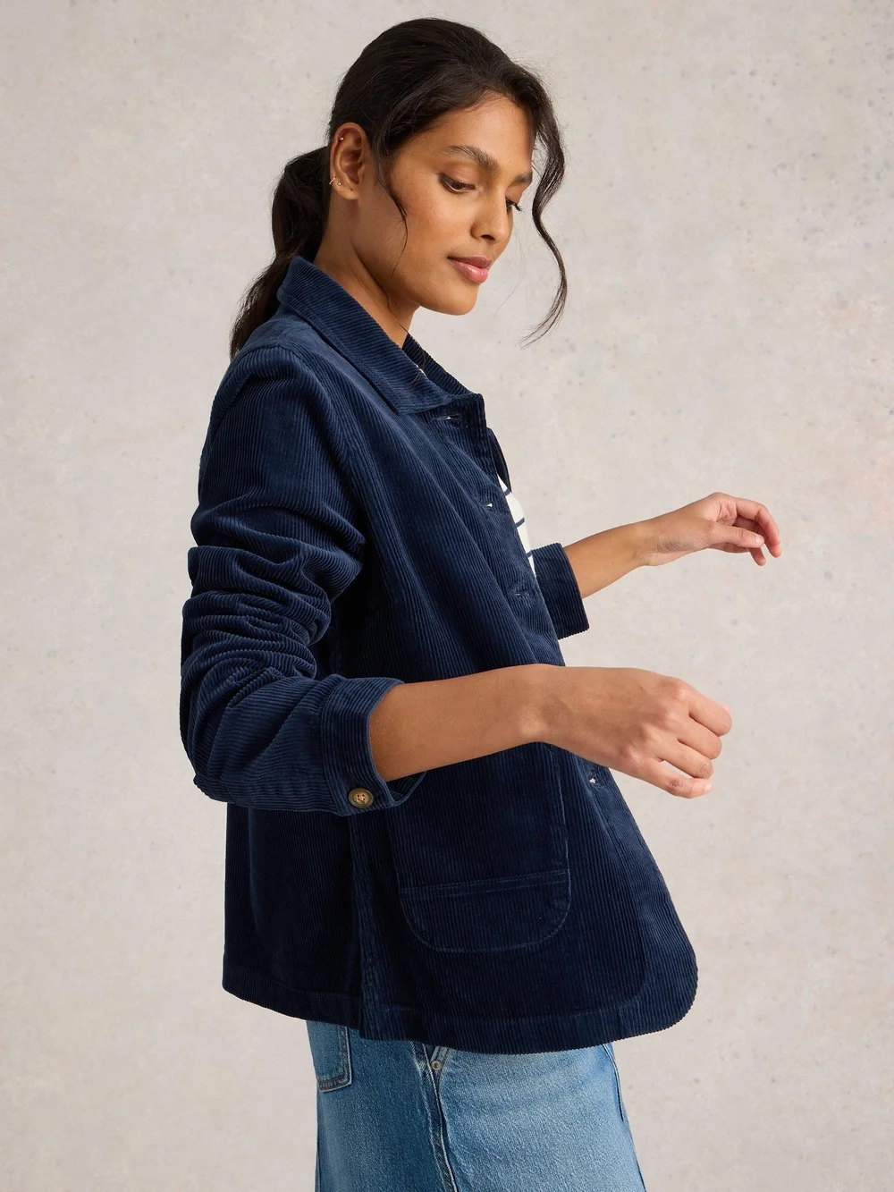 Kordjacke Carrie - Dark Navy - 52 Bild 1