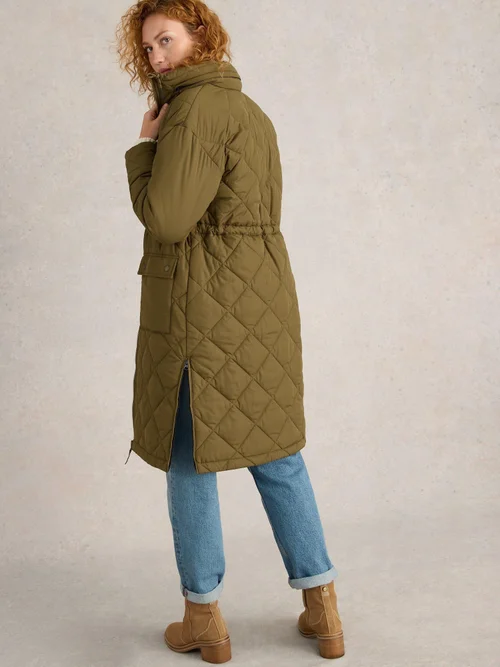 Steppmantel Lorena - Khaki Grn - 52/R Bild 4