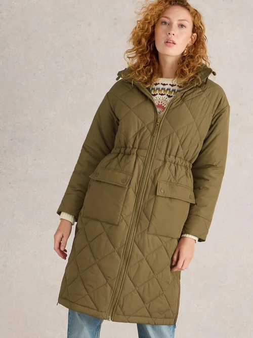Steppmantel Lorena - Khaki Grn - 52/R Bild 3