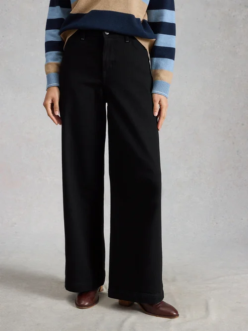 Ayla mit weitem Bein - Blk Denim - 52/R Bild 3