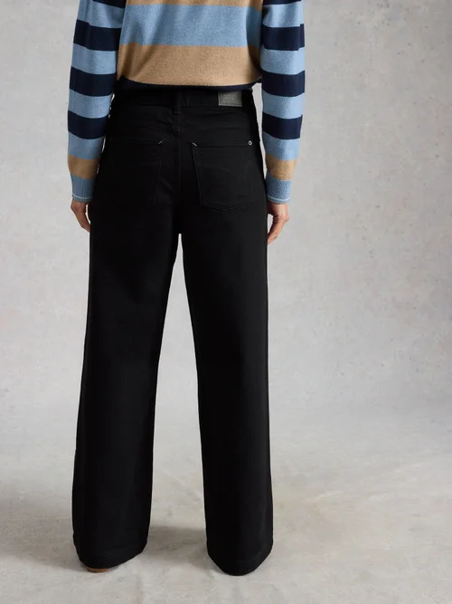 Ayla mit weitem Bein - Blk Denim - 52/R Bild 4