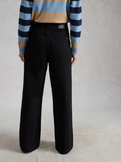 Ayla mit weitem Bein - Blk Denim - 52/R Bild 4