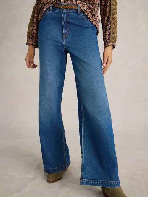 Ayla mit weitem Bein - Mid Denim - 52/R Bild 3