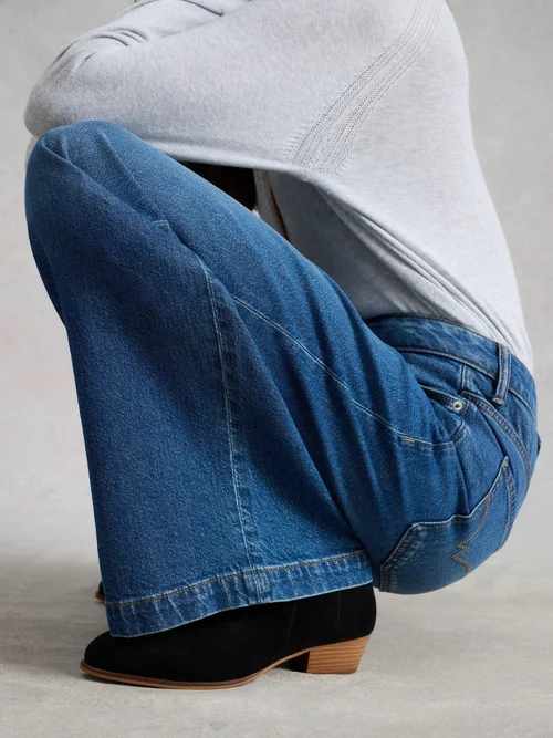 Ayla mit weitem Bein - Mid Denim - 52/R Bild 2