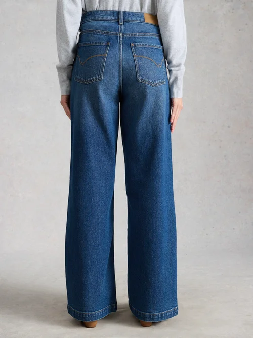 Ayla mit weitem Bein - Mid Denim - 52/R Bild 4