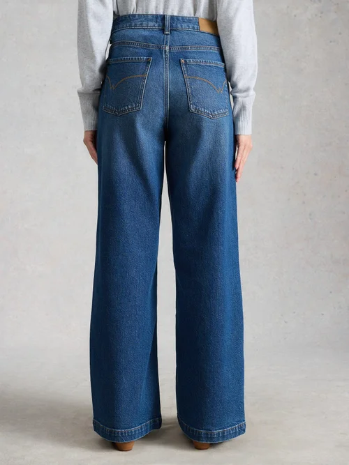 Ayla mit weitem Bein - Mid Denim - 52/R Bild 4