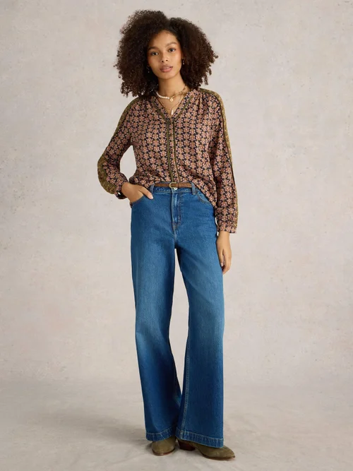 Ayla mit weitem Bein - Mid Denim - 52/R Bild 2
