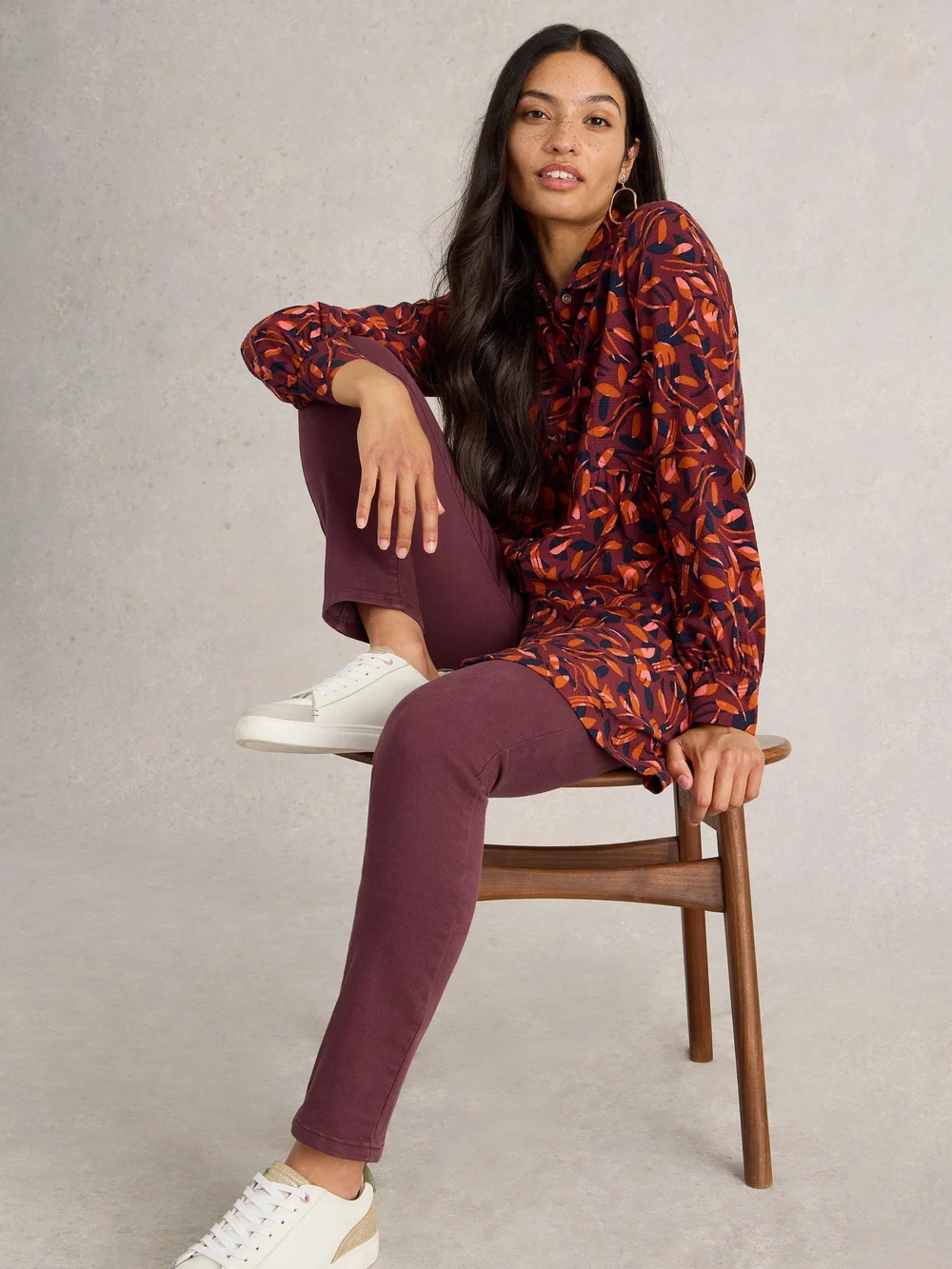 Jegging Janey - Dk Plum - 34/R Bild 1