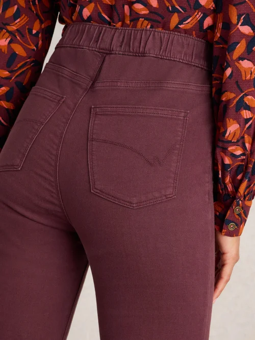 Jegging Janey - Dk Plum - 34/R Bild 3