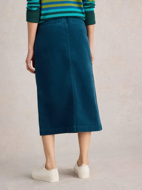 Kordrock Maren aus Bio-Baumwolle - Dk Teal - 34/R Bild 4
