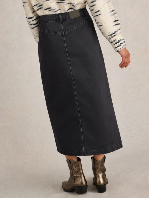 Midijeansrock Colleen - Blk Denim - 52/R Bild 4