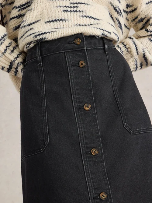 Midijeansrock Colleen - Blk Denim - 52/R Bild 3