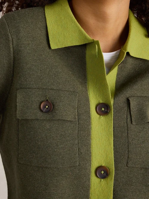 Hemdstrickjacke Sara - Green Mlt - 52 Bild 3