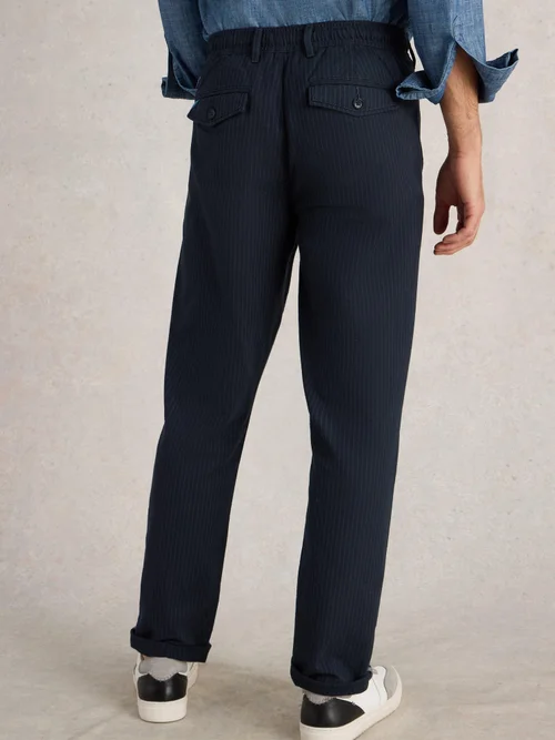 Chinohose mit Nadelstreifen - Navy Multi - 40/R Bild 4