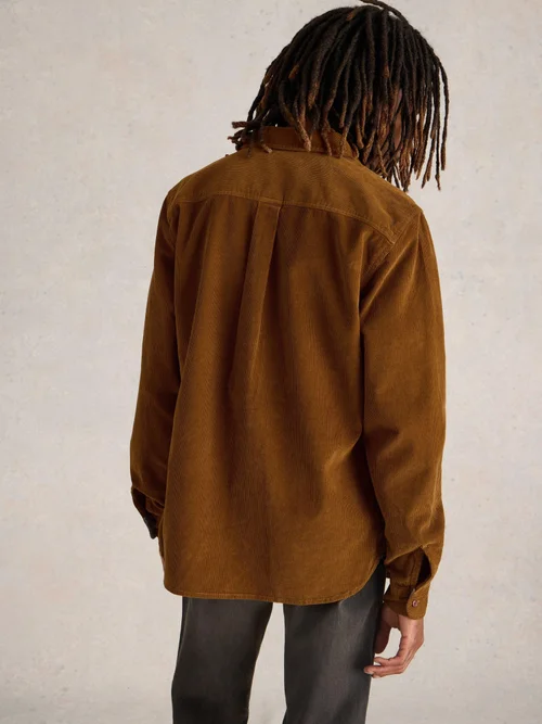 Kordhemd Griffin - Mid Brown - XXXL Bild 4