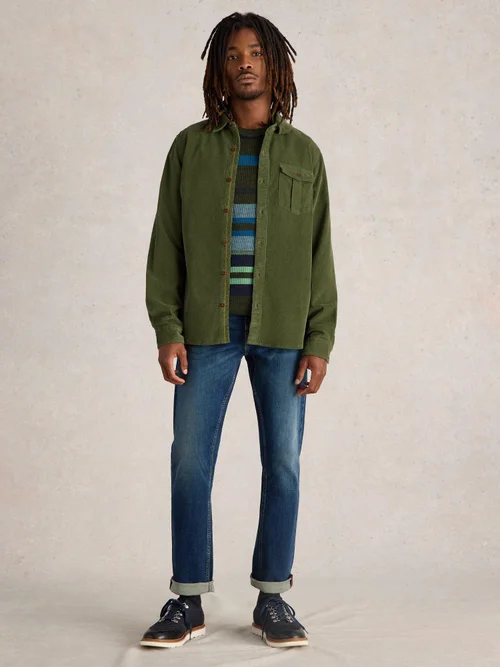 Kordhemd Griffin - Mid Green - XXXL Bild 2