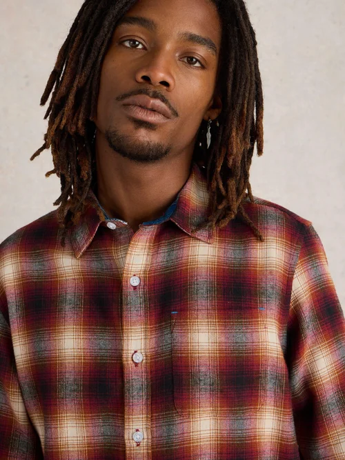 Kariertes Flanellhemd Moxley - Red Mlt - S Bild 3