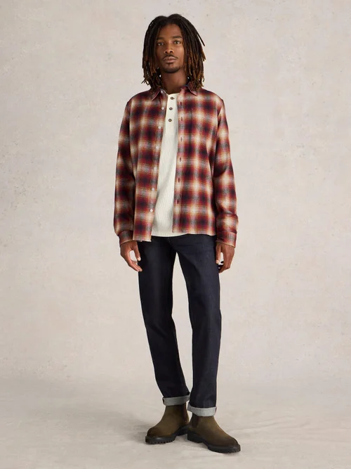 Kariertes Flanellhemd Moxley - Red Mlt - S Bild 2