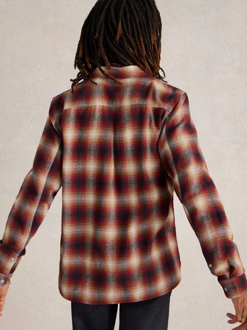 Kariertes Flanellhemd Moxley - Red Mlt - XXXL Bild 4